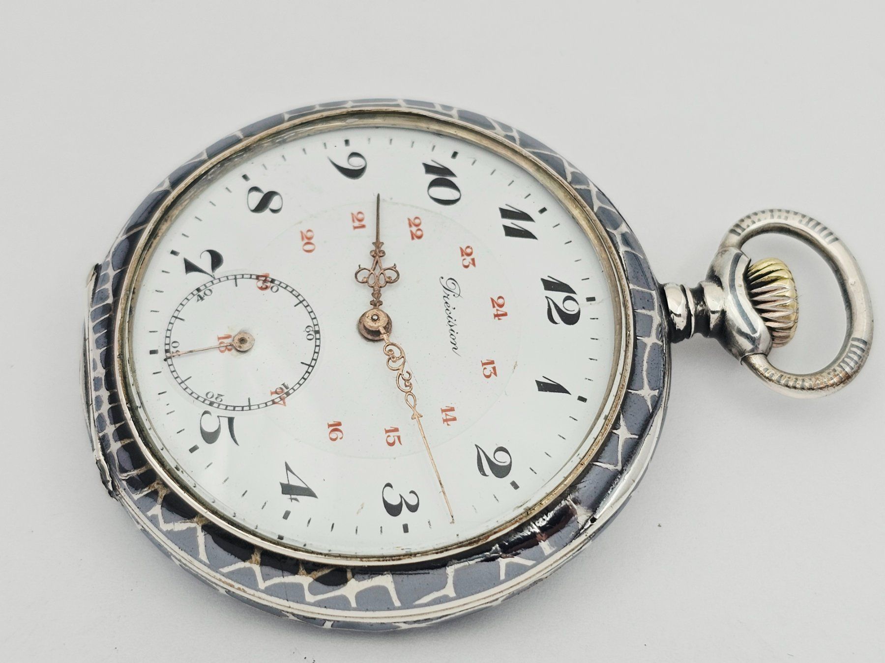 Orologi: Precision Taschenuhr Tula Silber 800 – Usato da Bassersdorf venduto da AnkerWatch 7