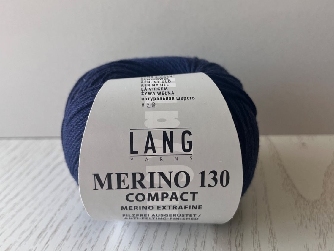 Laine: 1 Knäuel Merino 130 Compact Lang Yarns – Neuf avec emballage d'origine à Büsserach par bor_s88m