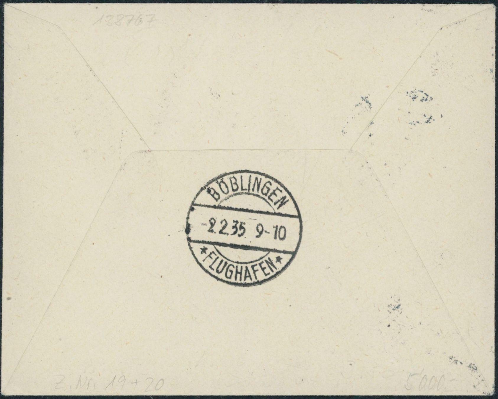 Tutti i francobolli: 1935 - Flugpost - Ersttagsbrief FDC ET – Usato da Schindellegi venduto da leecollect 1