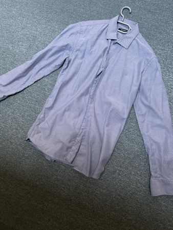 Navyboot Hemd Body Fit gemustert 