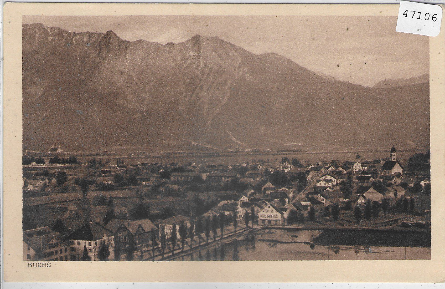 Cartes postales: Buchs - Generalansicht – D'occasion à Ettingen par Kartenplanet