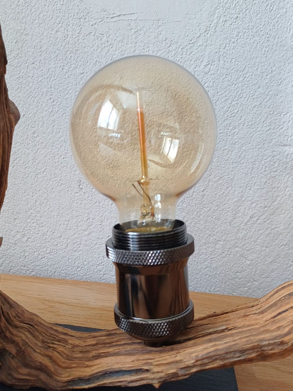 Lampade: Wurzelholzlampe eiche Lampe Dekolampe – Nuovo e nell'imballaggio originale da Domat-ems venduto da Gr8wood 7