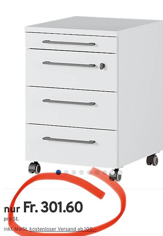 Banconi: neuer 4er Rollcontainer inkl. Schlüssel – Nuovo (secondo la descrizione) da Necker venduto da liq24 1