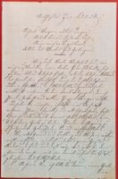 Arnold Halder 1812-1888 Dichter Autograph eigh. Brief 1876