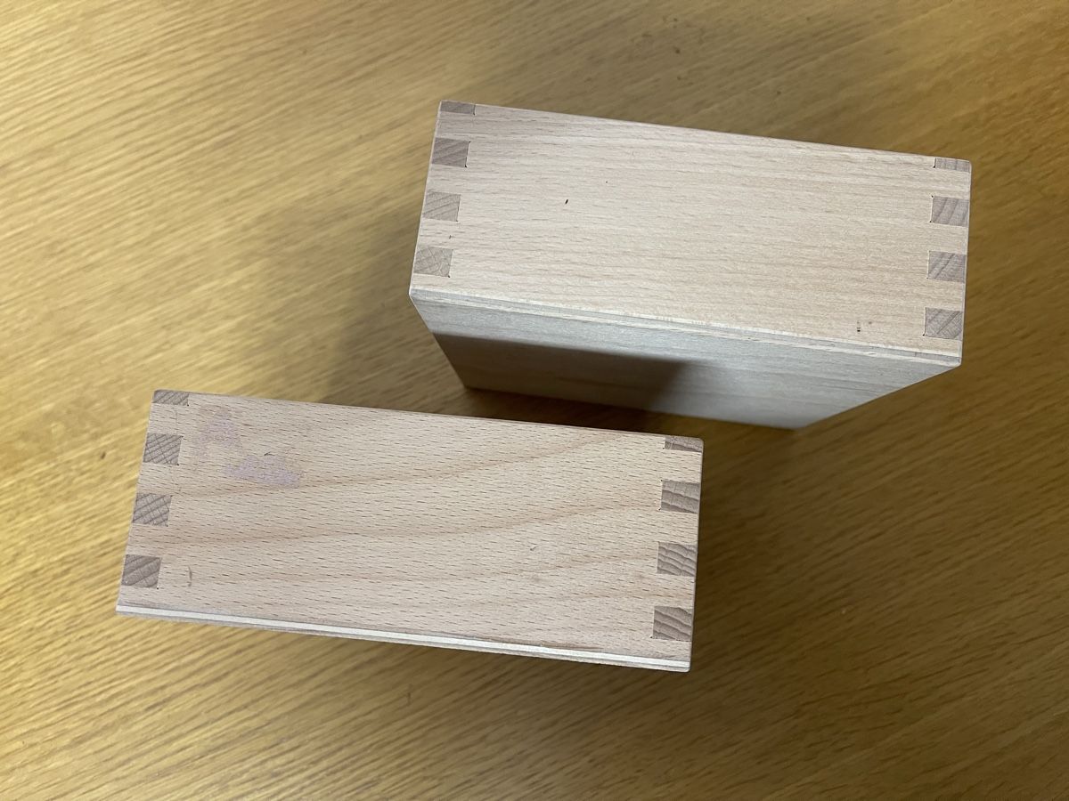 Articoli in legno: Holzboxen, 2 Stk., Buche hell – Usato da Spreitenbach venduto da R_1691 6