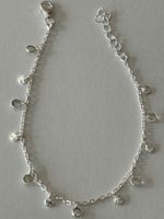 Armband aus Sterling Silber & facettiertem Bergkristall