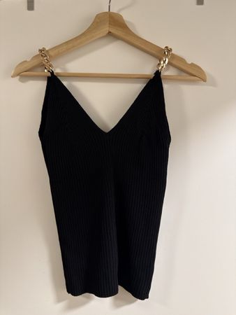 2 Sommer Top mit Kettenträger, Gr. M, nie getragen!