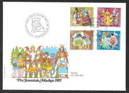 FDC Pro Juventute Serie 1985 ET 26.11.1985 schön illustriert