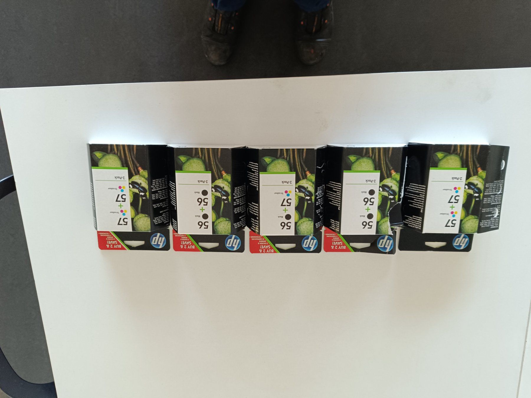 Hewlett Packard Cartucce per stampanti & toner: Druckerpatronen 56/57 – Nuovo (secondo la descrizione) da Schüpfen venduto da luc_kry6