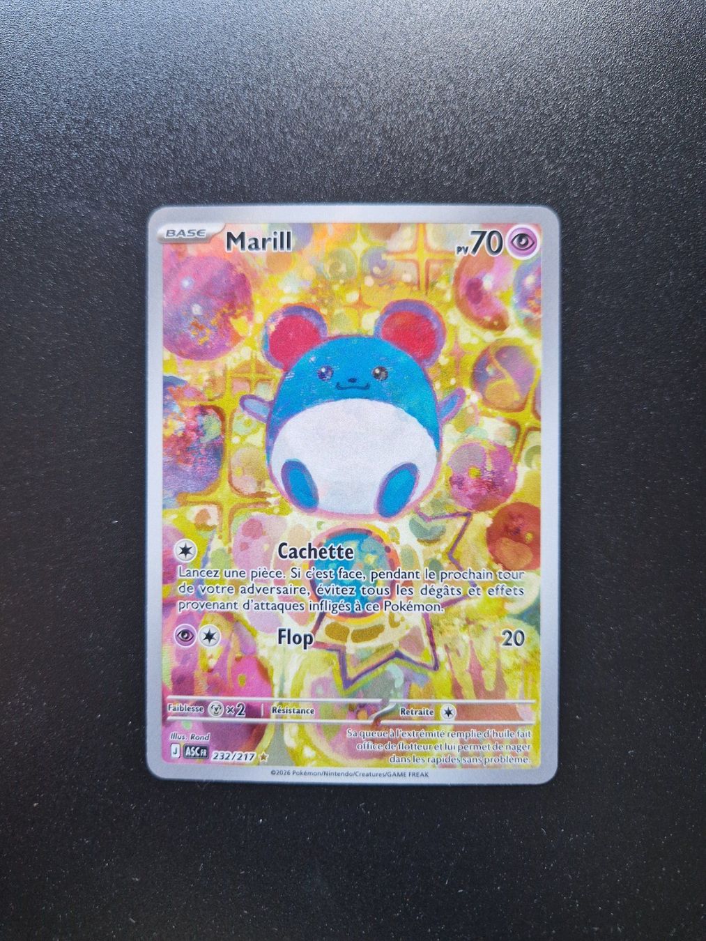 Pokémon Sammelbilder & Trading cards: Maril AR 232/217 - ASC Fr - Near Mint – Neu (gemäss Beschreibung) aus Courrendlin von Al_an