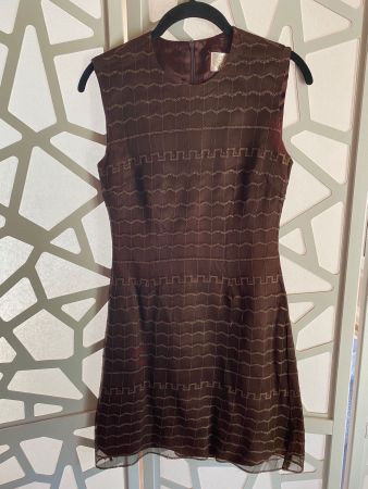 Robe marron  'Tocca'. XS/S