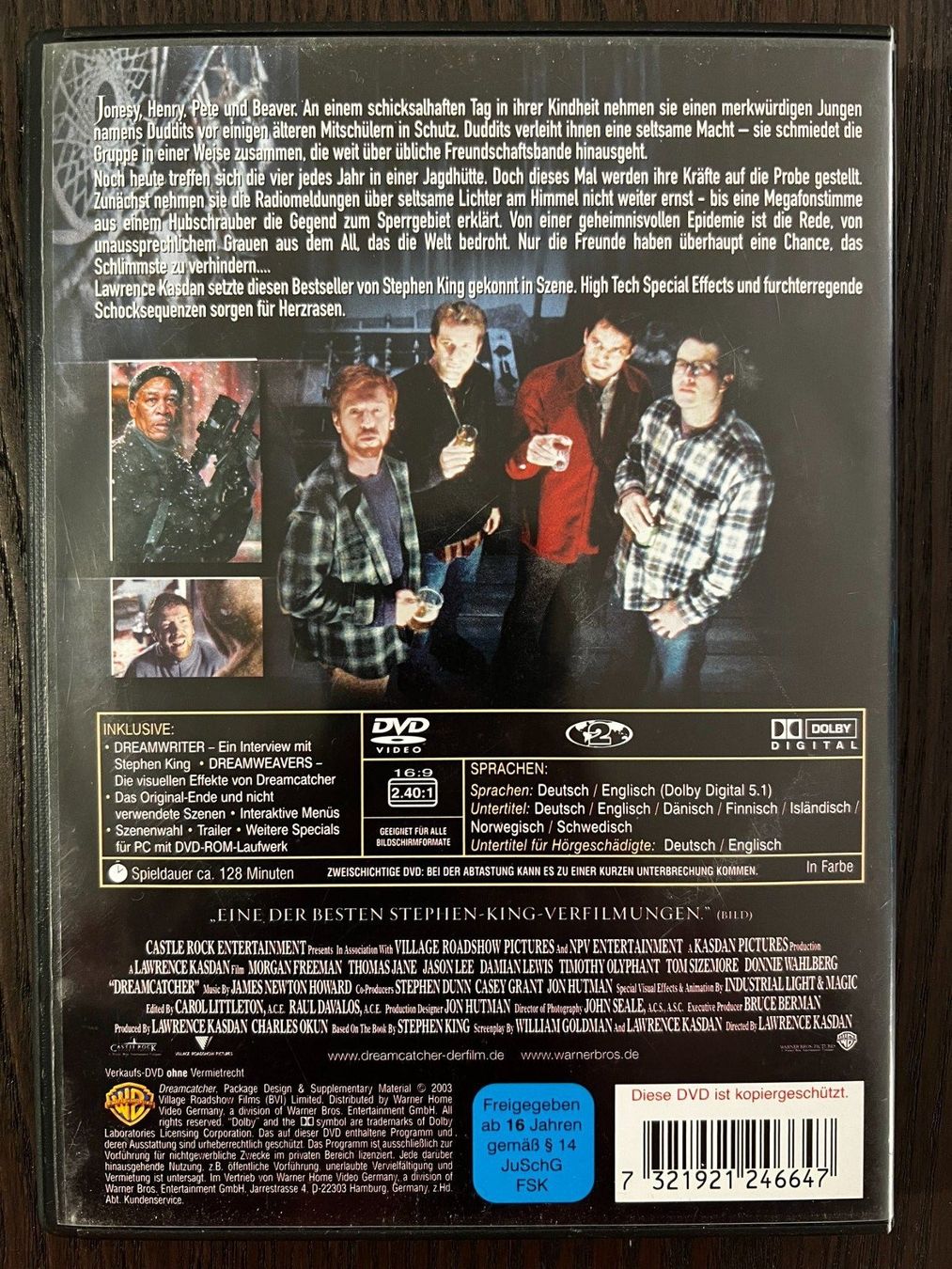 Tutti i DVDs: Dreamcatcher - Das Böse findet einen Weg – Usato da Zürich venduto da FilmFreunde 1