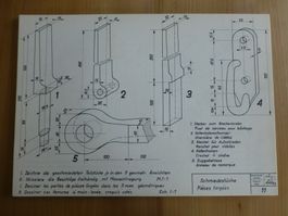 Karosserie Fachzeichnen, Karosserieschlosser 1950/60 Nr.11