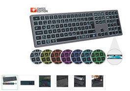 RGB Gaming Tastatur, 7 Farben, CH Layout, neu&ovp