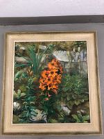 Oelgemälde Lilien signiert A. Urech