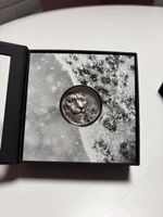 Schneeleopard Wilde Mongolei 1 Oz Silbermünze