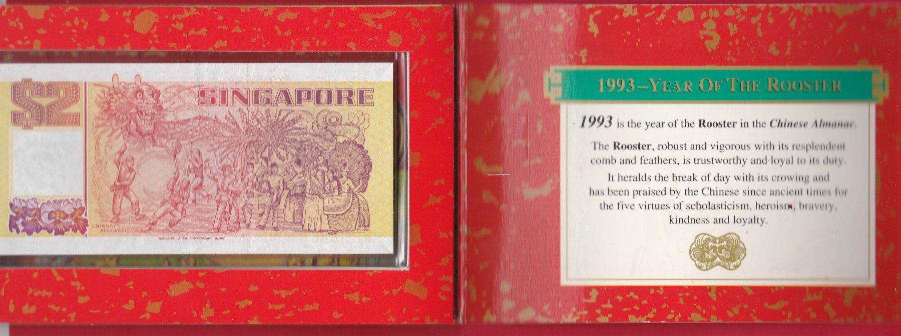 Tutti le monete: MÜNZ - UND BANKNOTE FOLDER, 1989, 1993, SINGAPORE – Usato da Oberrieden venduto da Gebirgsstelze 2