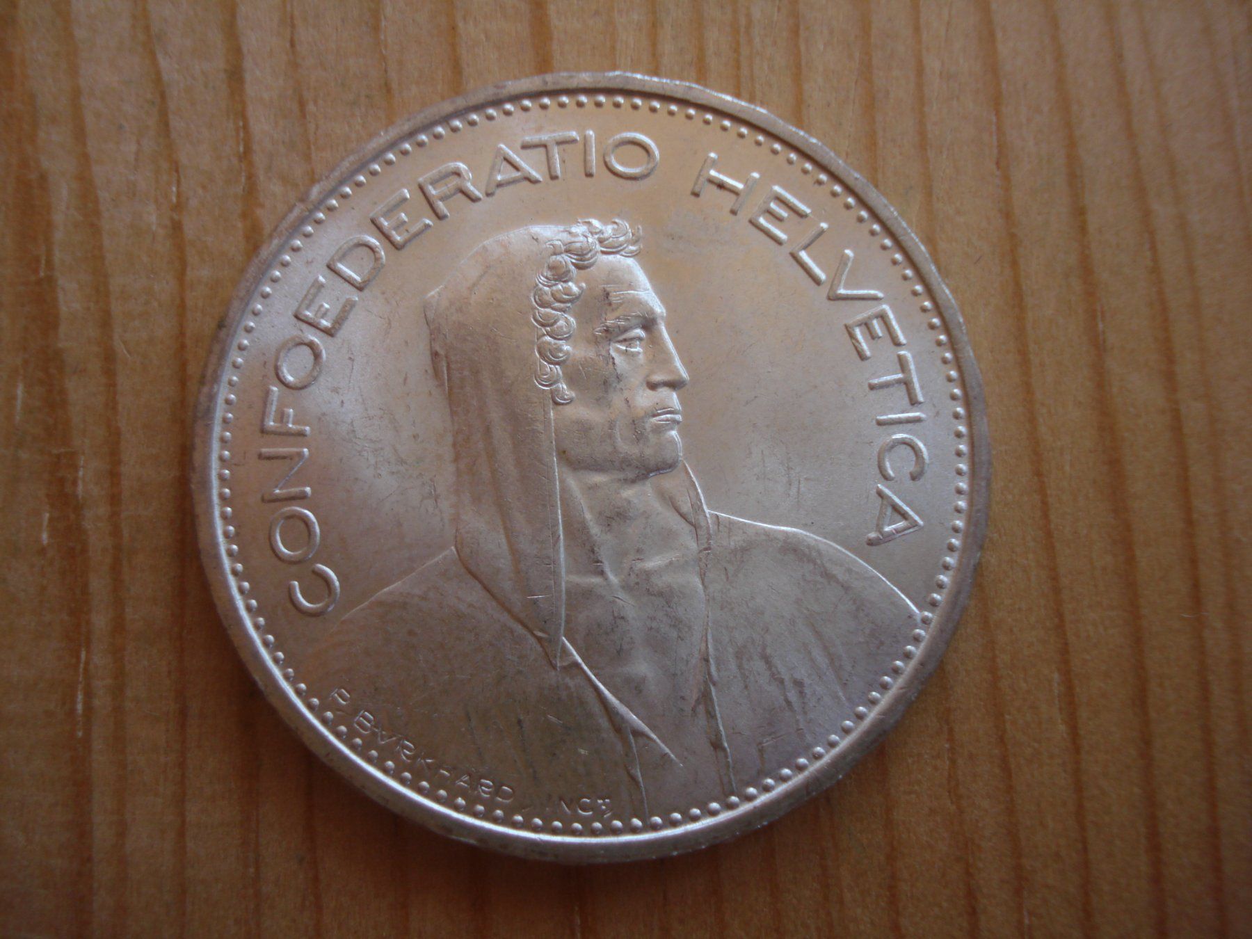 Tutti le monete: (P2) 5 Franken 1933 STGL – Usato da Erlach venduto da Net-Coins 1