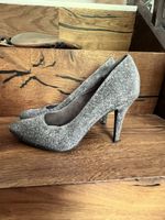 Venturini Pumps glitzer silber Grösse 39