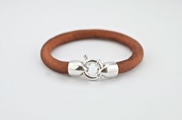 Armband Silber 925 & Seide(13914)