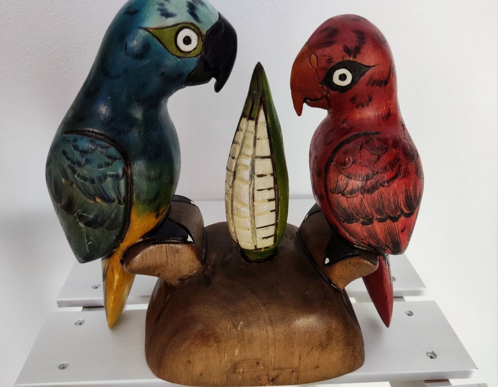 Statuette: Papageien Holzfigur – Usato da Chur venduto da Nisami 4