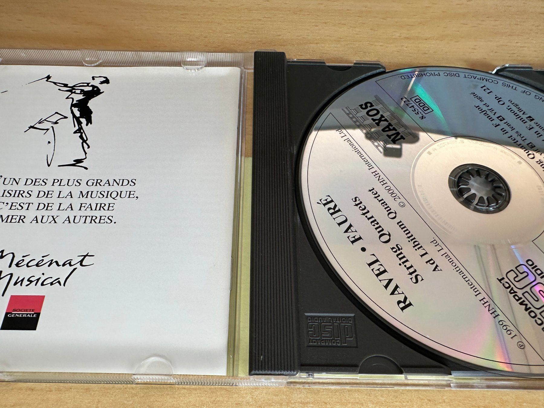 CD: Ravel · Fauré - Ad Libitum Quartet – String Quartets – Usato da Rikon im Tösstal venduto da Alpenmutz 2