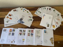 Lot Schweizer Briefmarken - ETbrief /ETStempel 1997 - 2005