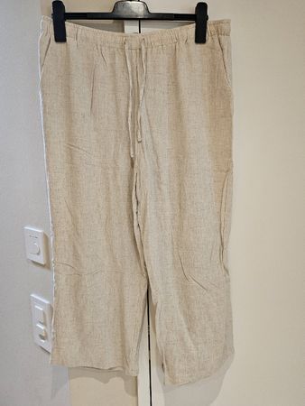 Sommerhose Only beige gr.XL Viscose Leinen neuwertig