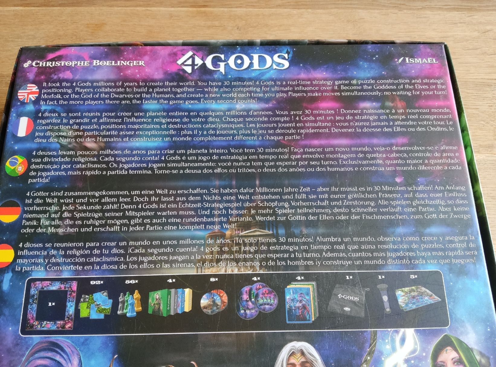 Giochi: 4 Gods - Brettspiel - Asmodee – Usato da Zofingen venduto da Justice79 4