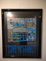 Kunst von Hundertwasser - Save the Whales!