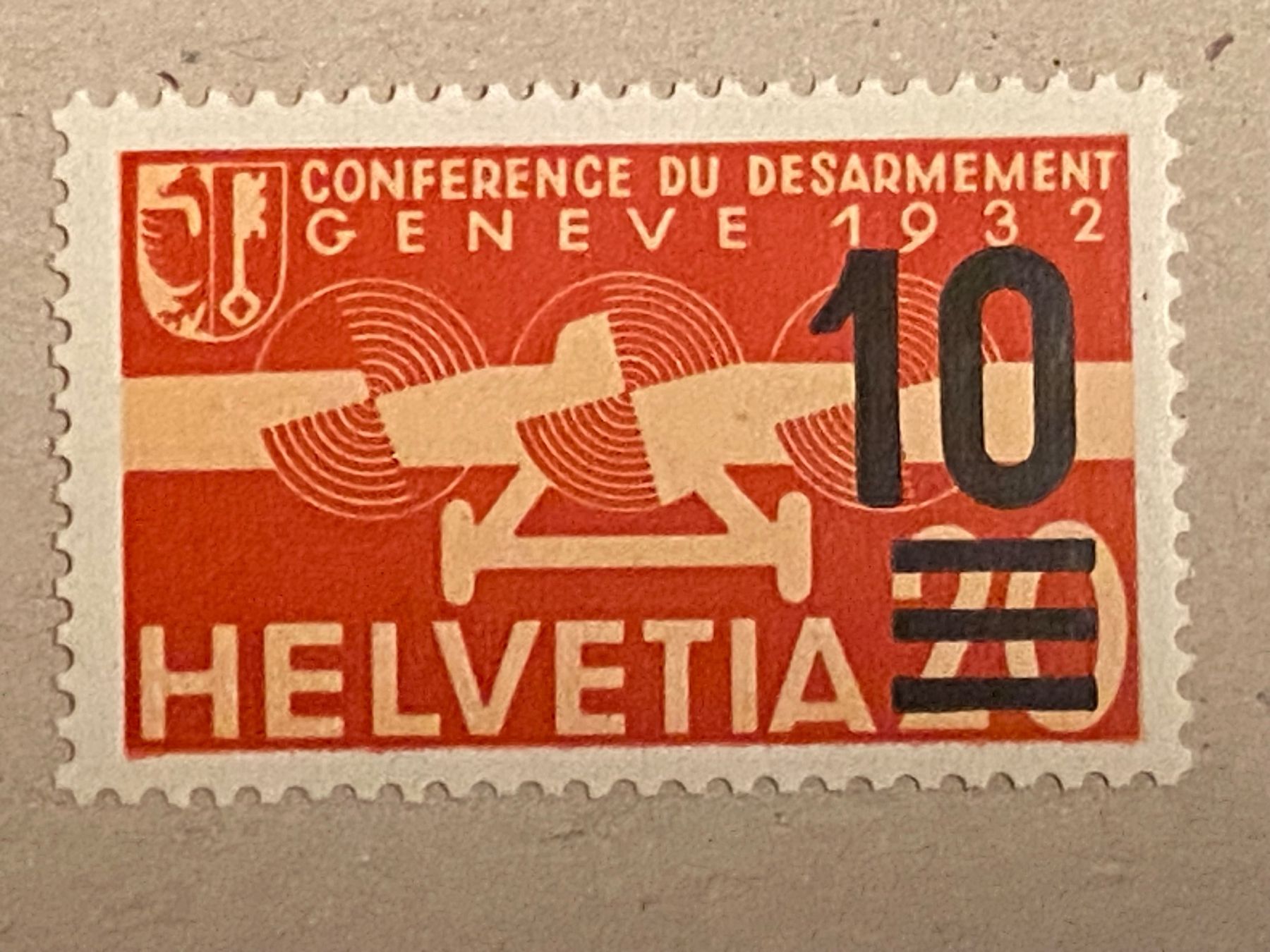 Alle Briefmarken: F21, postfrisch, Überdruck nach links verschoben – Gebraucht aus Aarau von hilde47
