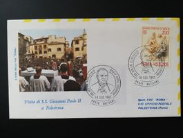 Briefmarken Papst Johannes Paul II Besuch 1983 Italien