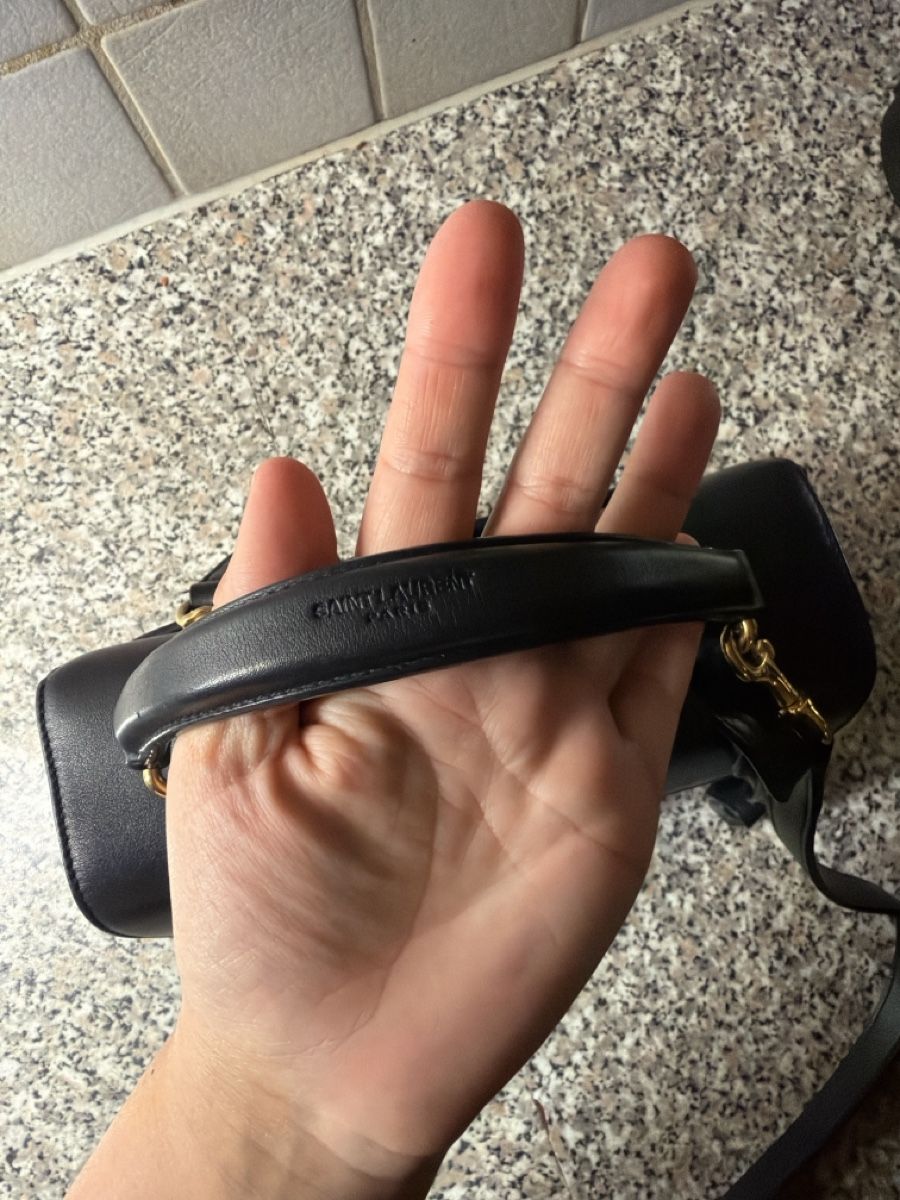 Saint Laurent Borse da donna: Saint Laurent Black Leather Handbag – Usato da Gebenstorf venduto da AA2015 1