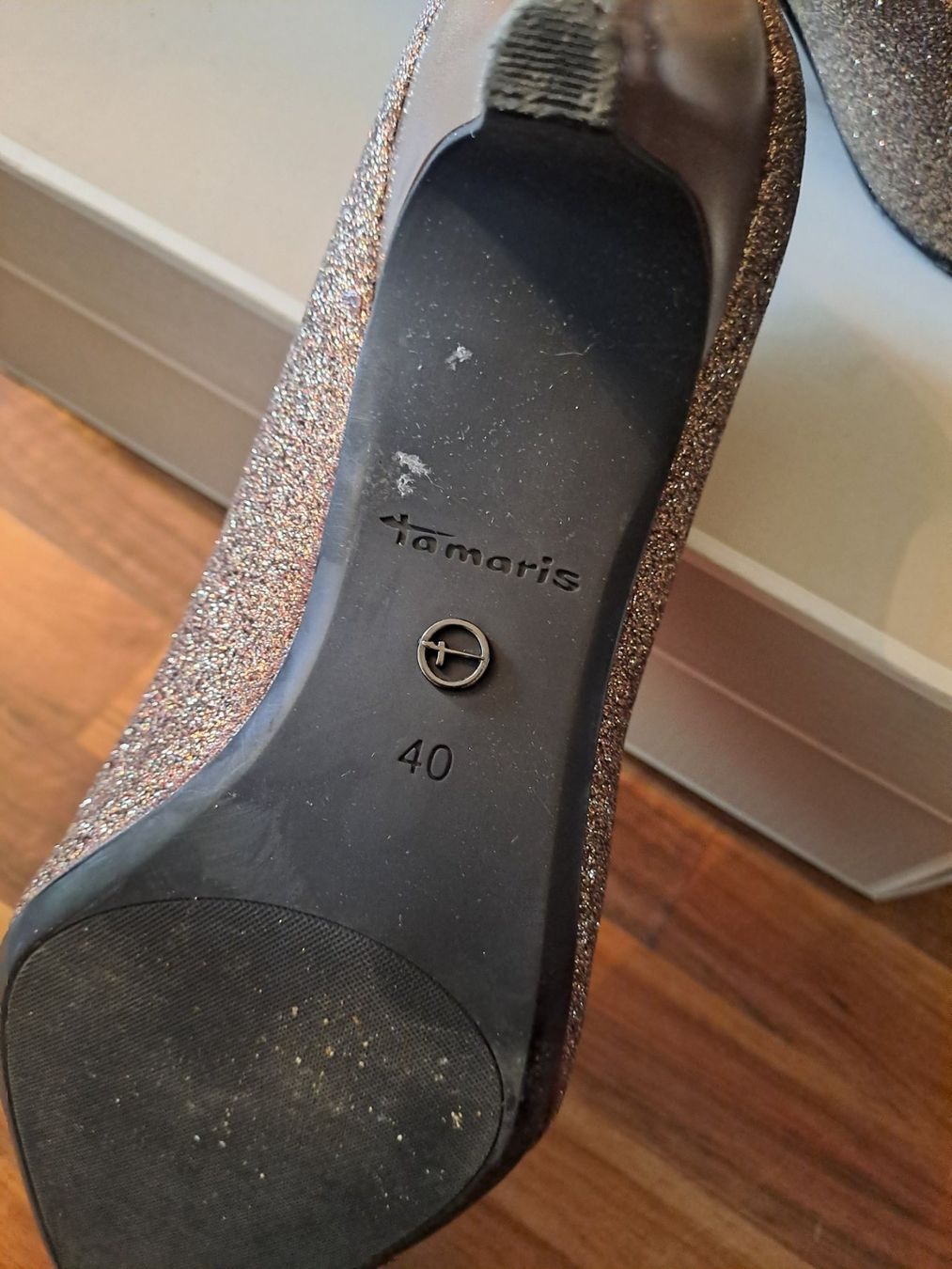 Tamaris Scarpe da donna: Tamaris Glitzer Pumps Gr.40 – Usato da Emdthal venduto da kasira 2