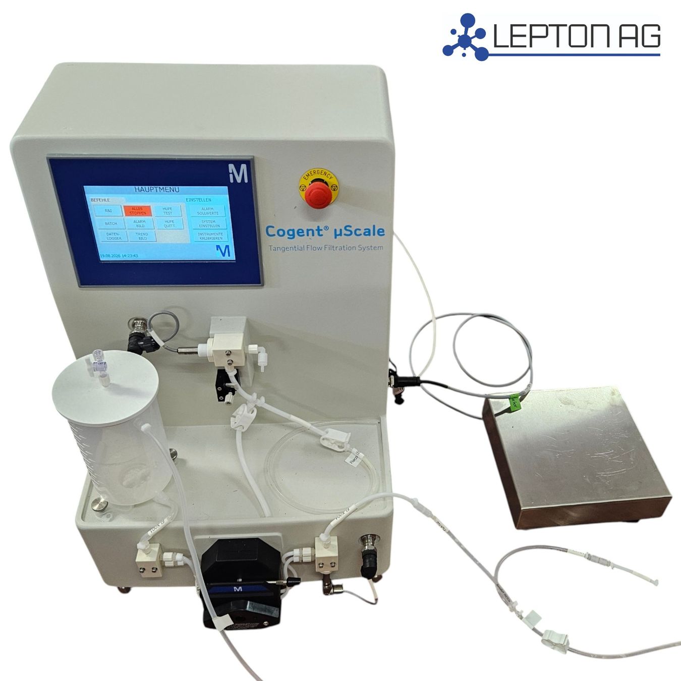 Tutte le macchine: Millipore Cogent® µScale Tangential Flow Filtration System – Usato da Niederdorf venduto da LeptonAG_Labor2 2