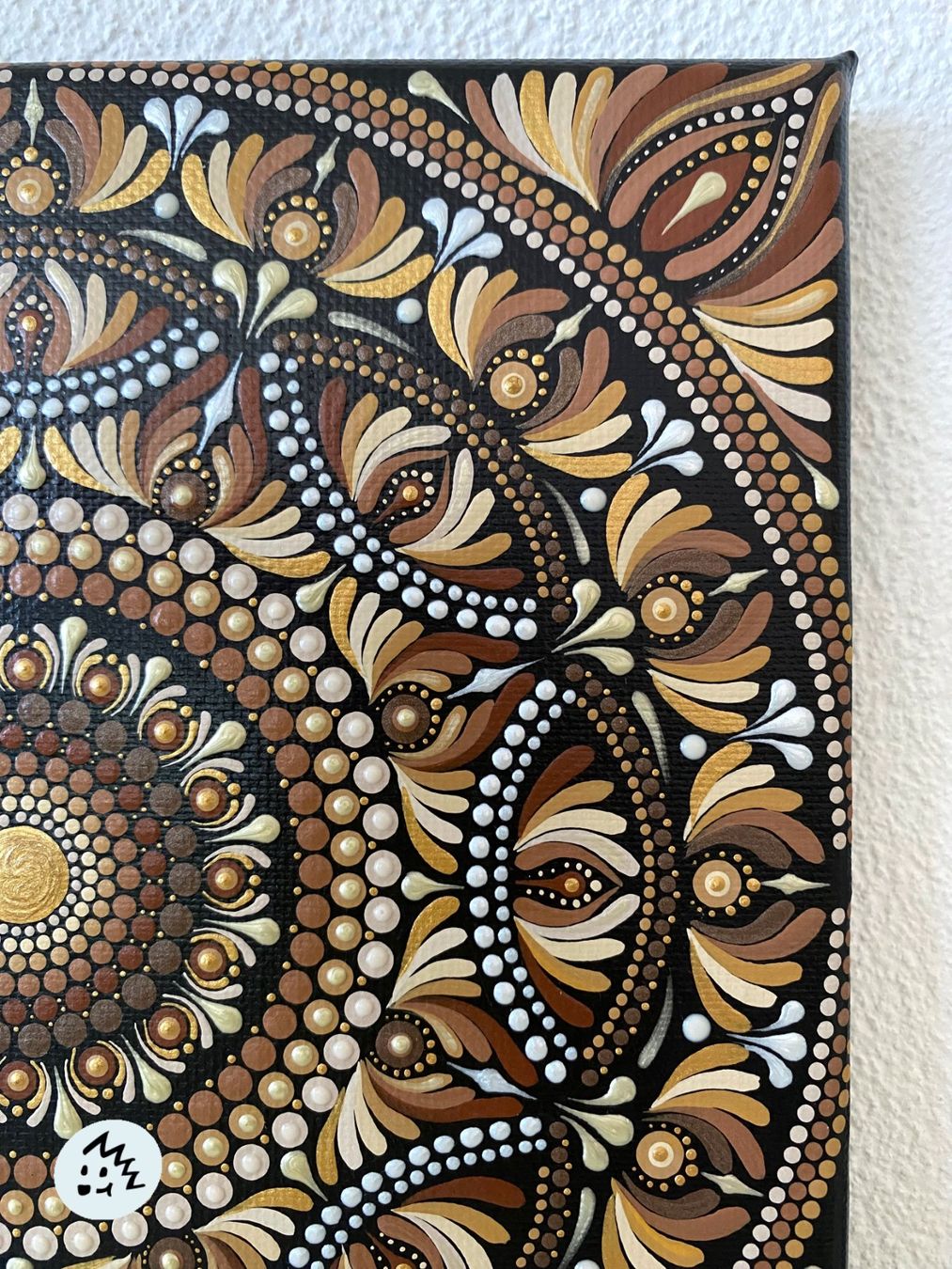 Foto & Immagini: Mandala Bild auf Leinwand, Bild, Dekoration, Geschenk – Nuovo e nell'imballaggio originale da Fanas venduto da Omibia 2