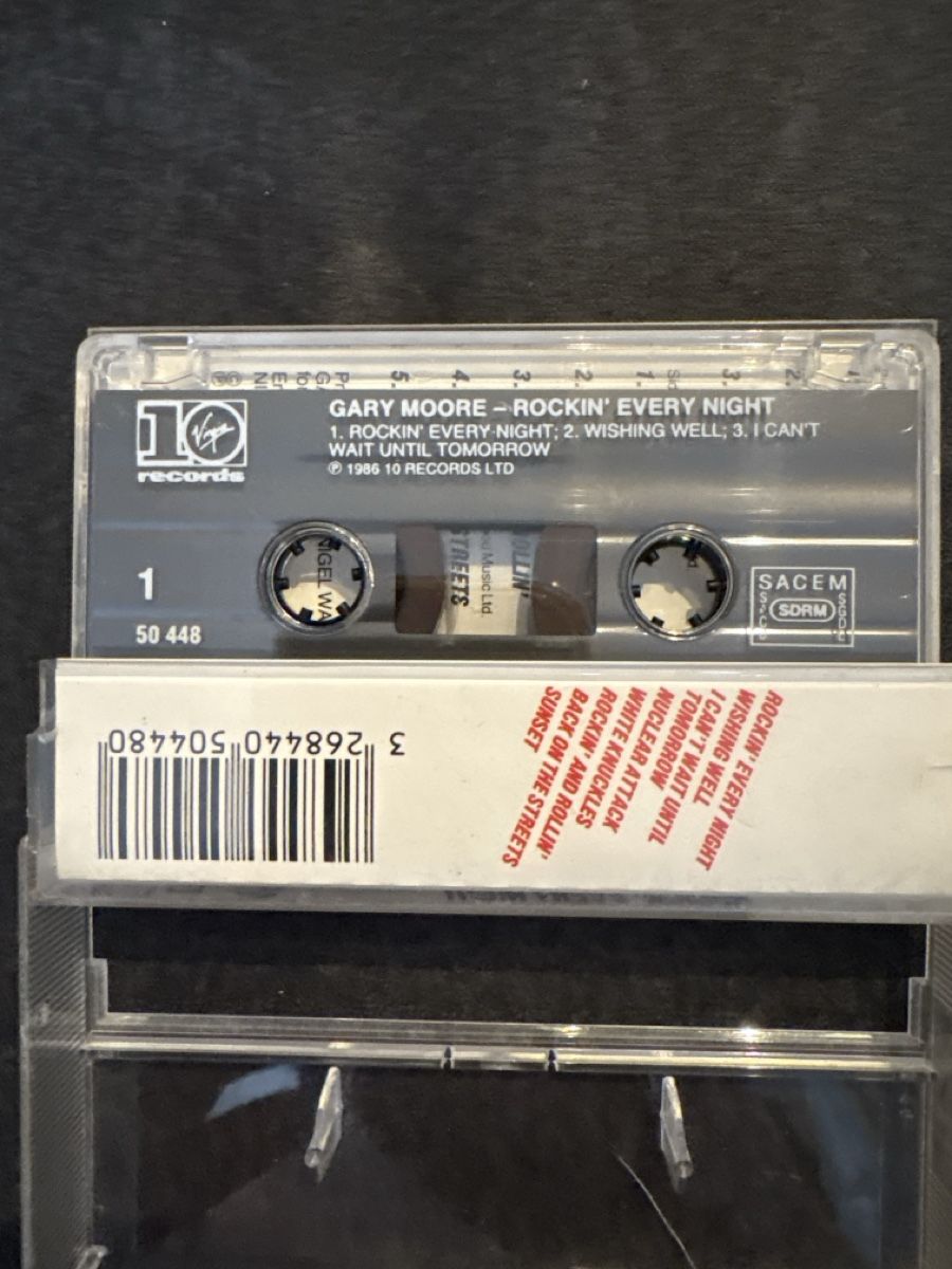 Musicassette: Cassette GARY MOORE Rockin' Every Night Live Japan – Usato da Carouge GE venduto da irma016 1