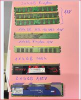 8 RAM X 4GB  DIVERSE