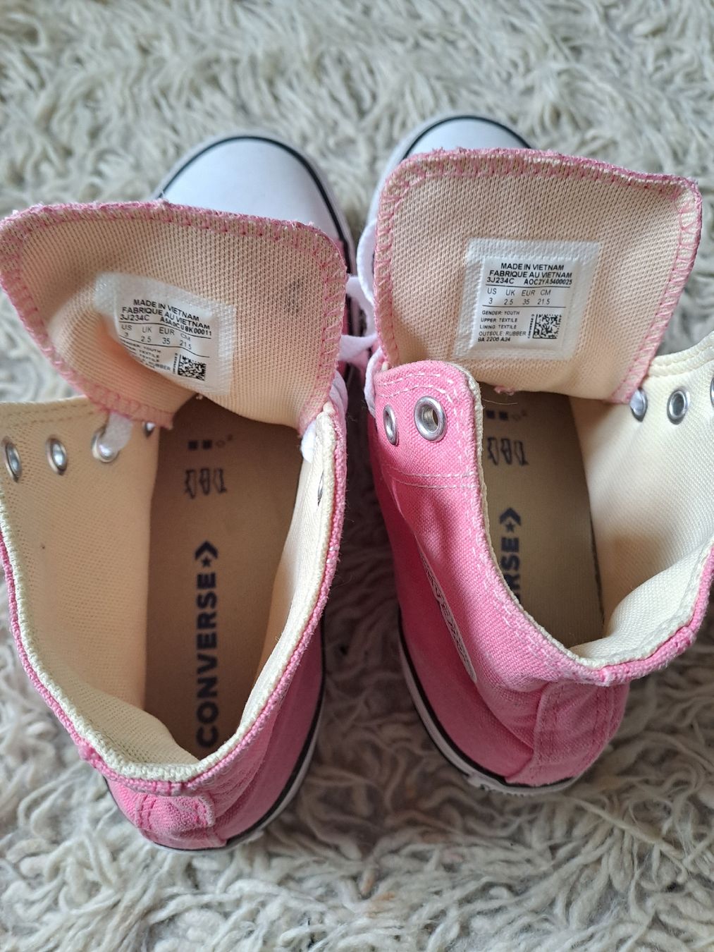 Converse Scarpe per ragazze: Converse Gr. 35 Neonpink – Usato da Romanshorn venduto da awaken 2