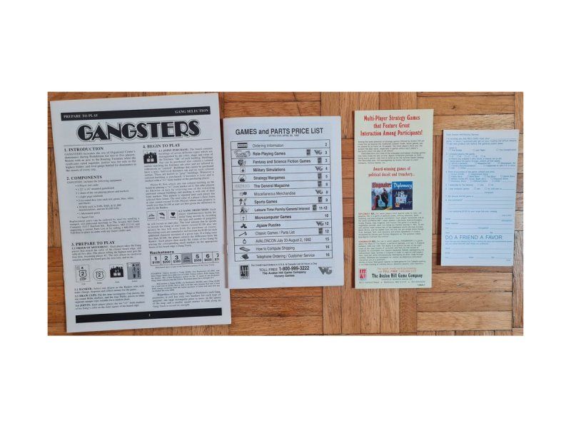 Giochi: Brettspiel "Gangsers" – Nuovo (secondo la descrizione) da Zürich venduto da Desmond01 6