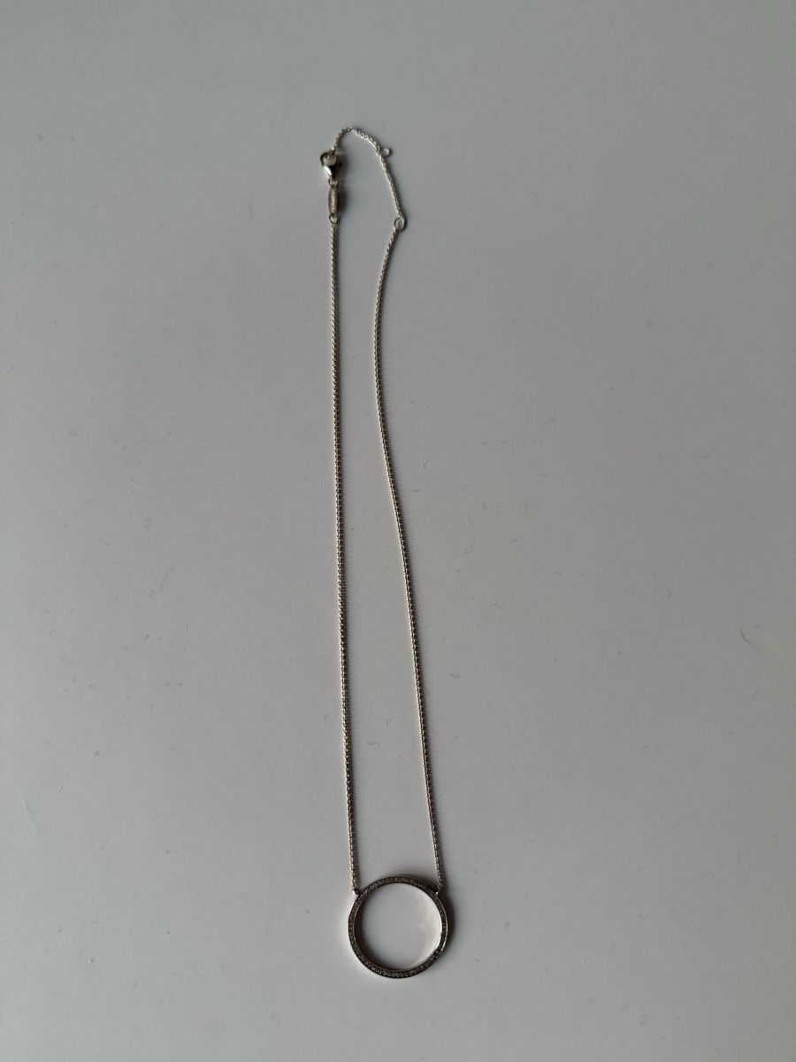 Ketten: Thomas Sabo Kette Kreis mit Glitzer besetzt – Gebraucht aus Eglisau von Nic1906