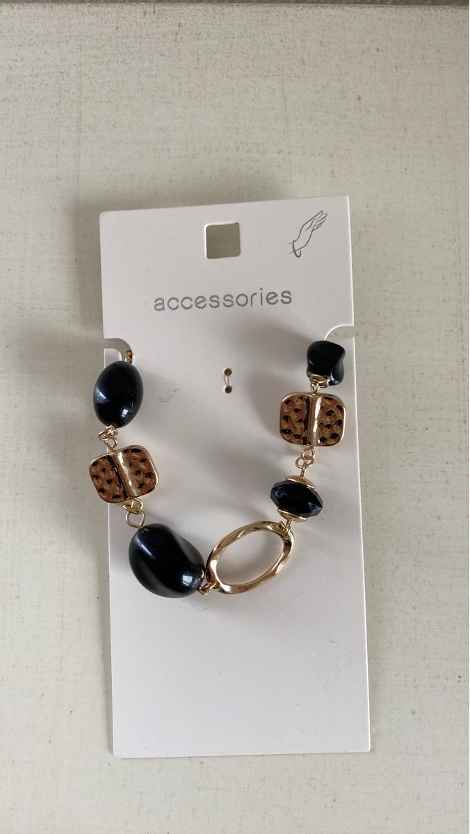 Armbänder & -reifen: Schickes Armband Gold Schwarz Neu – Neu und originalverpackt aus Oberentfelden von Elifant