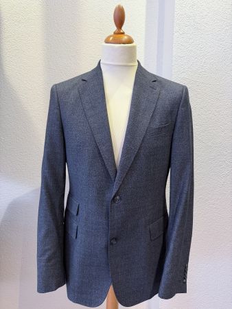 Strellson Sakko 48 Slim Fit grau elegant Business Blazer Top