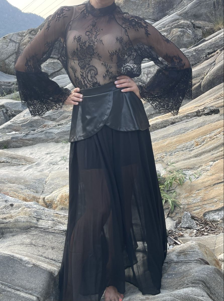 Camicette: Glamour Camicia di pizzo con maniche volante  – Nuovo e nell'imballaggio originale da Gordevio venduto da LanaZimm 3