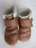 Lederschuhe Lammfell braun, Liliputi