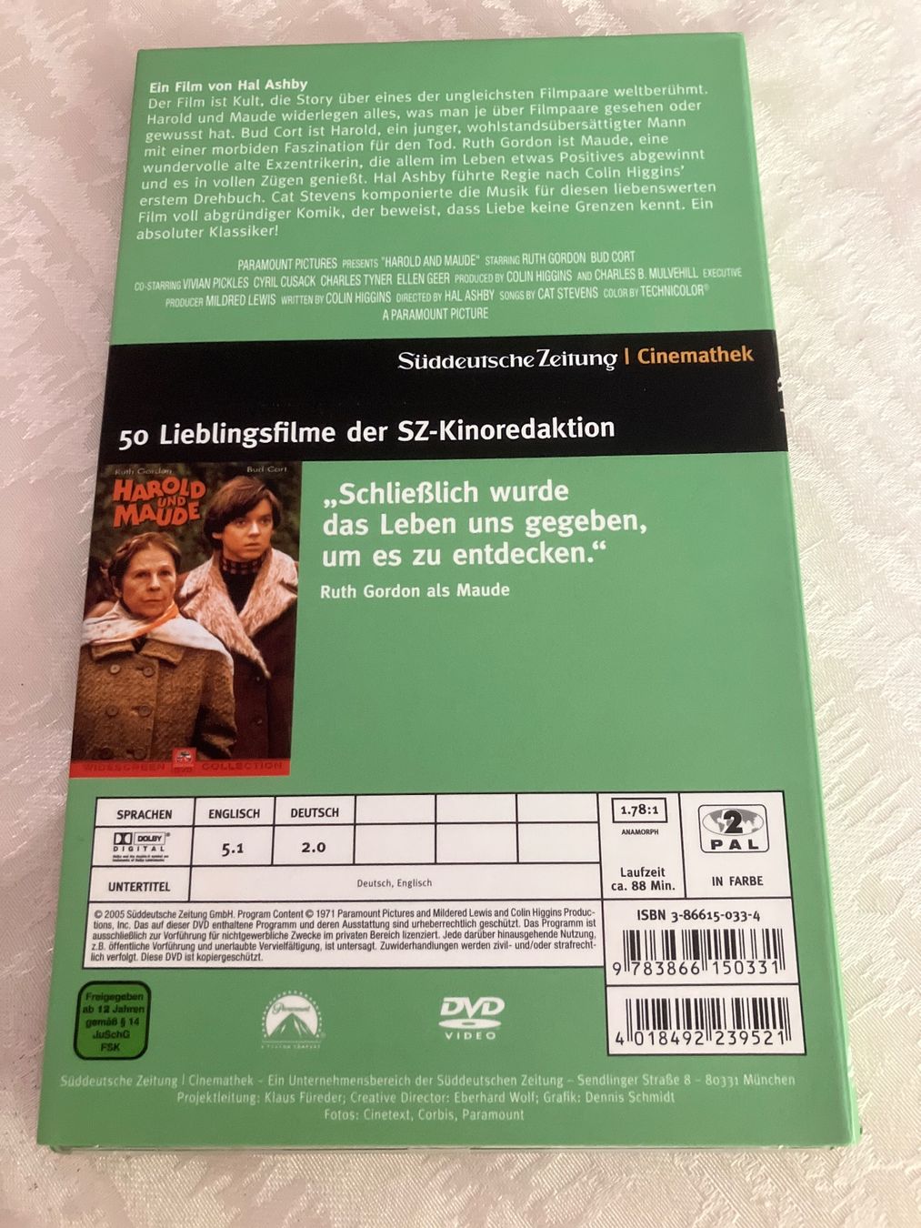 Tutti i DVDs: Harold und Maude - Dvd - D/GB – Usato da Arbon venduto da HelFer01 1