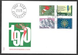 FDC Serie 486-489 ET 17.9.1970 schön illustriert