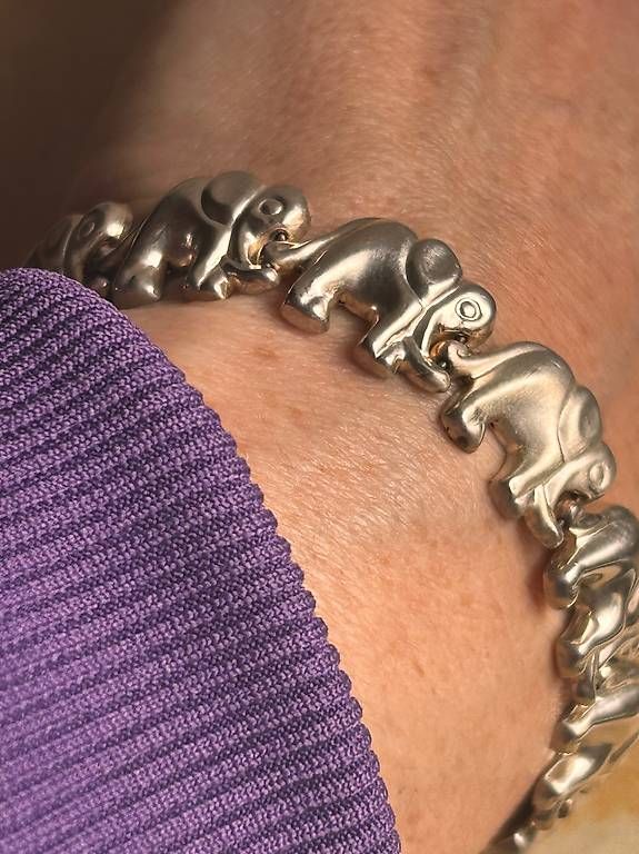 Bracciali & Braccialetti: Elefanten-Armband (19cm) – Usato da Basel venduto da bellespirit