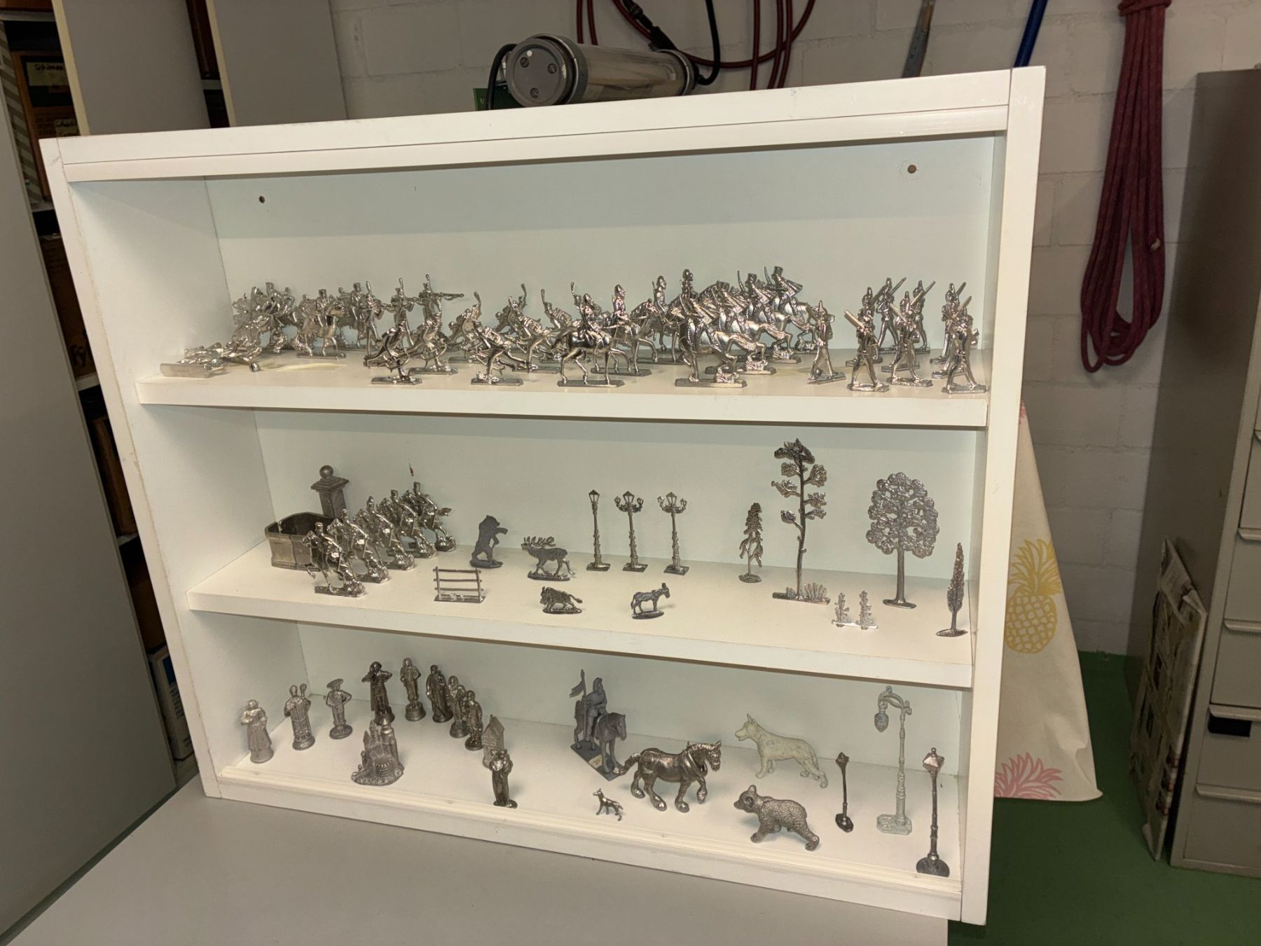 Statuette: Zinnfiguren mit Vitrine – Usato da Oberönz venduto da Rifri1