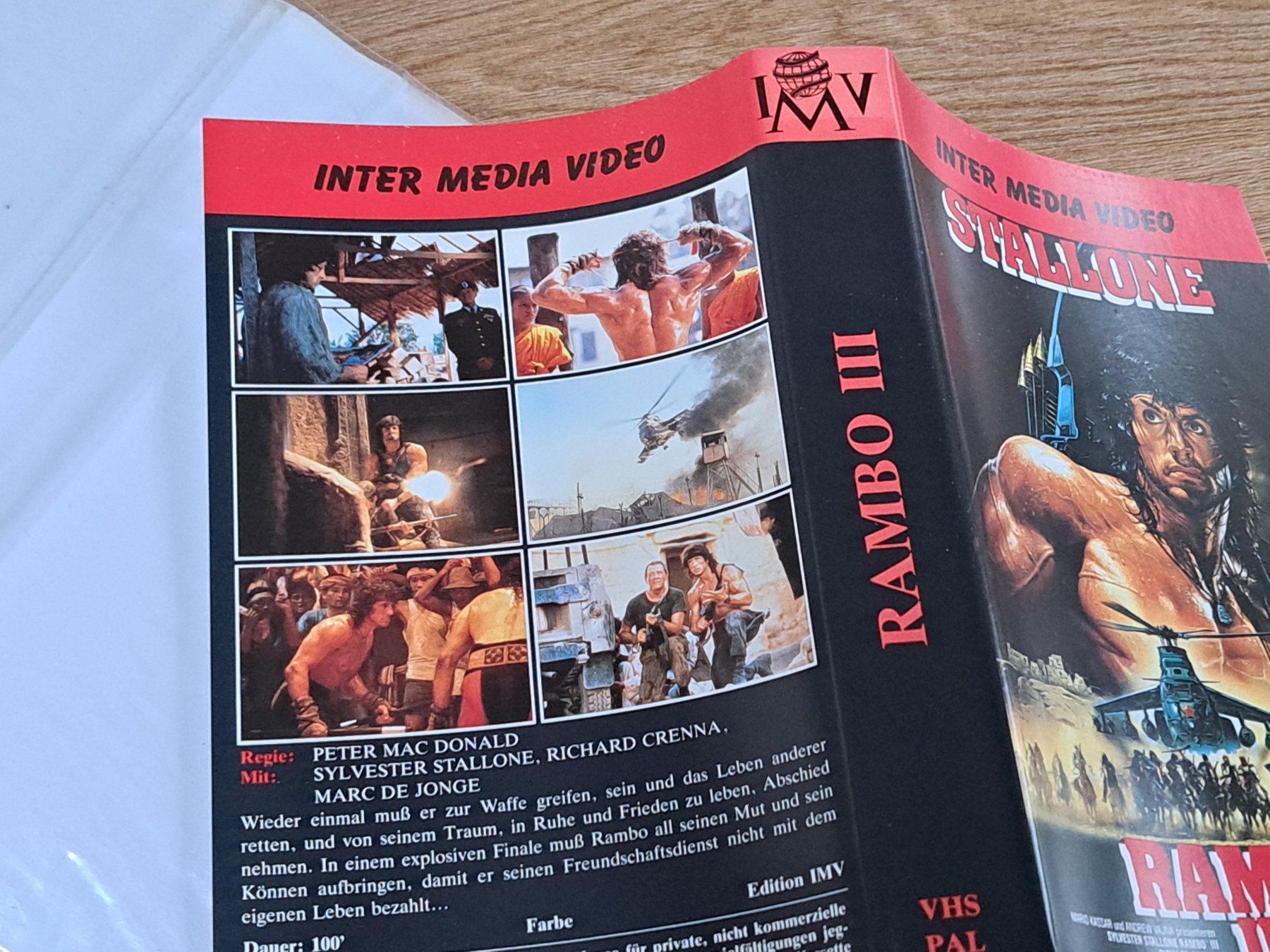 Tutti i VHS: VHS-Video, RAMBO III mit Stallone, Inter Media Video-Edition – Nuovo (secondo la descrizione) da Unterseen venduto da Kanica 8